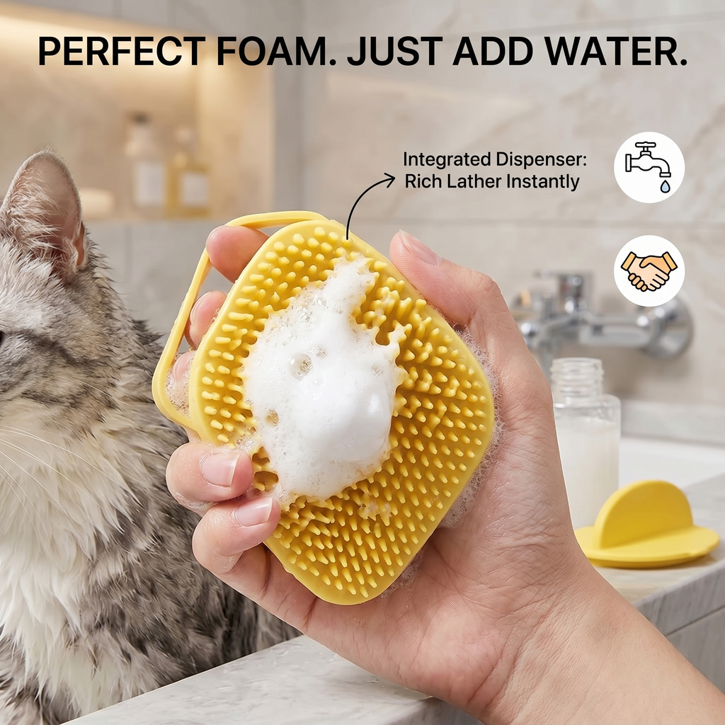 Silicone Pet Bath Brush