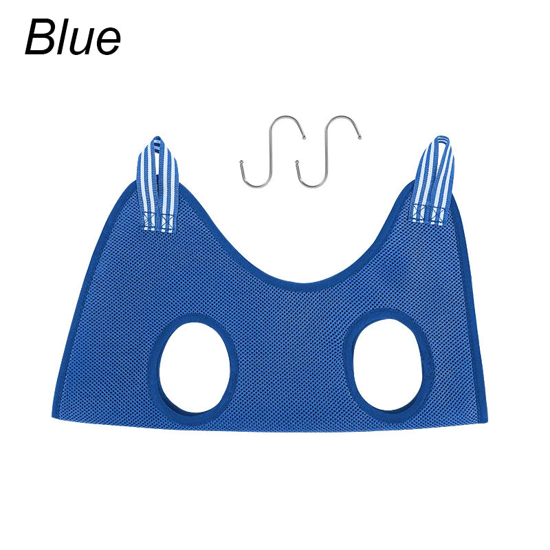 Cat grooming restraint bag for nail cutting and bathing