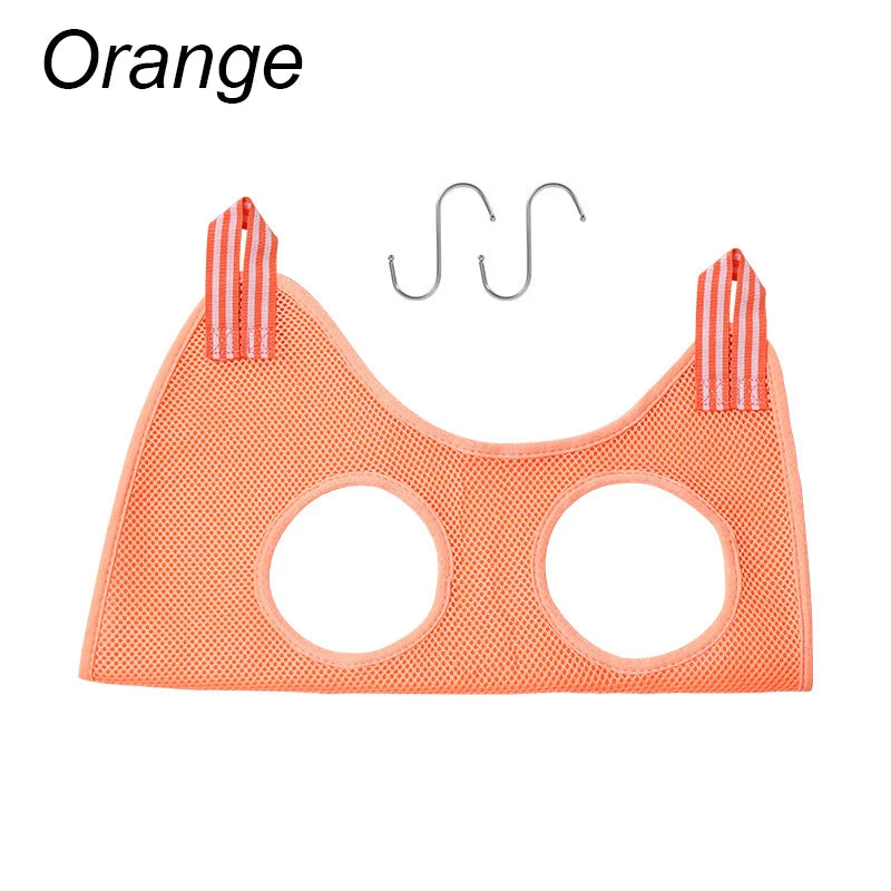 Cat grooming restraint bag for nail cutting and bathing