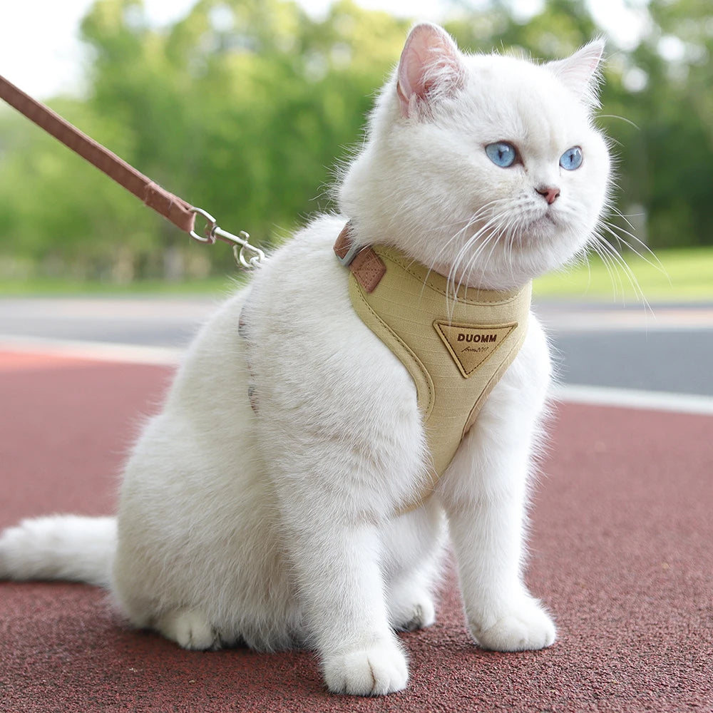 Soft Cat Harness and Lead Set