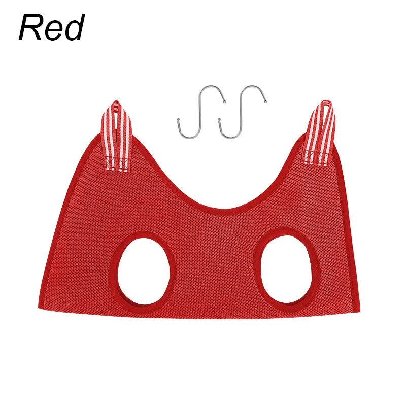 Cat grooming restraint bag for nail cutting and bathing