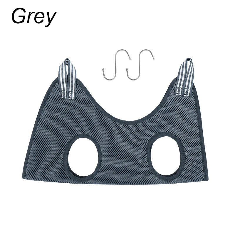 Cat grooming restraint bag for nail cutting and bathing