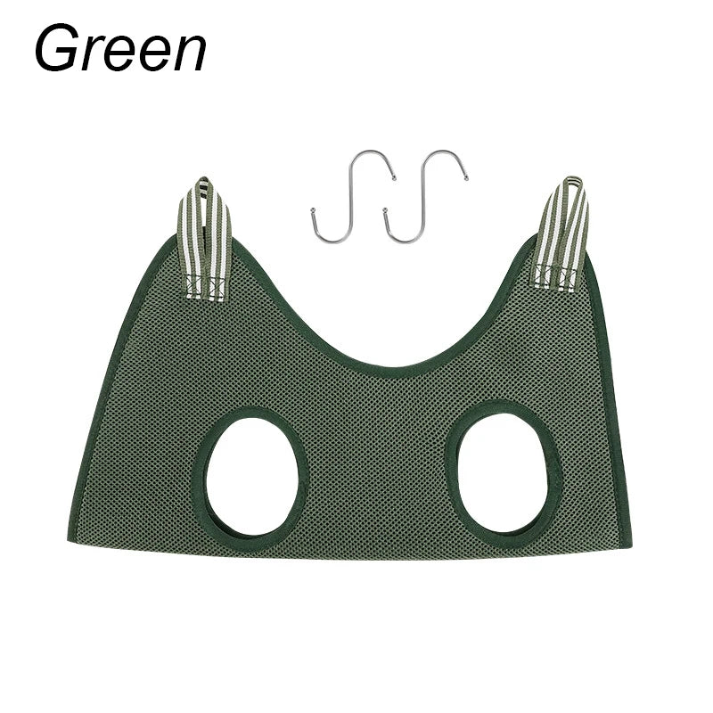 Cat grooming restraint bag for nail cutting and bathing