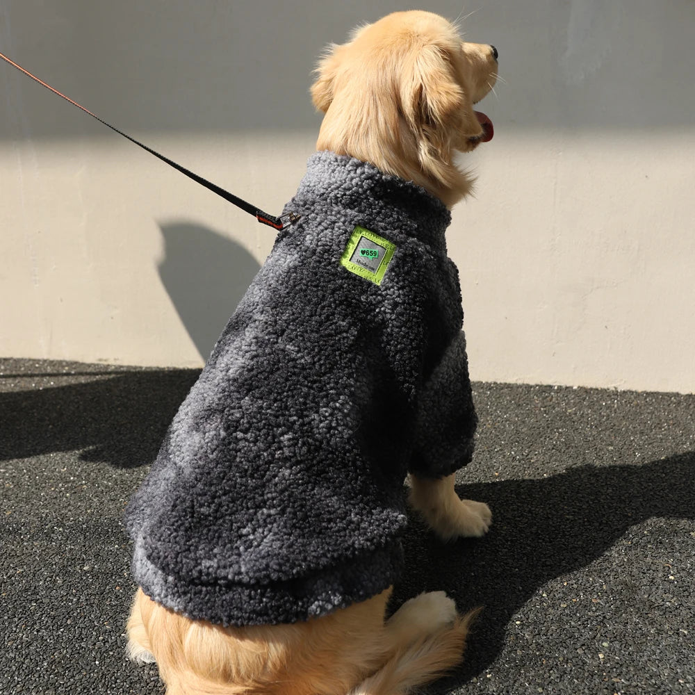 Sherpa Fleece Dog Coat