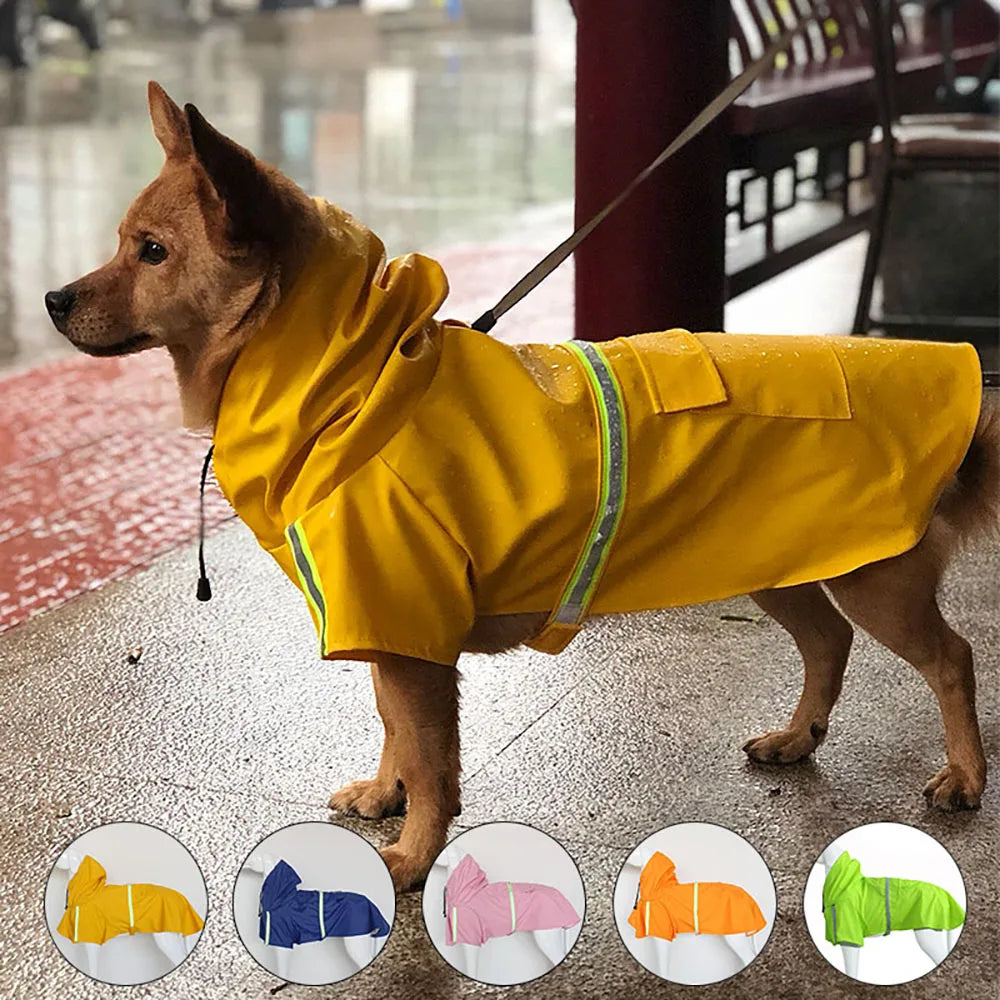 Waterproof Dog Raincoat with Hood