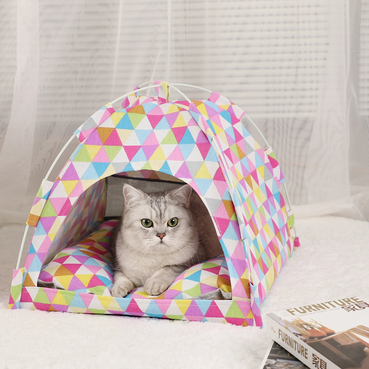 Indoor Cat Tent Bed