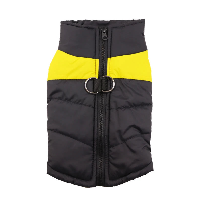 Padded Dog Jacket with Harness Ring