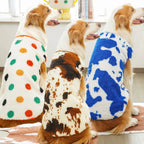 Fleece Dog Jacket with Leash Ring