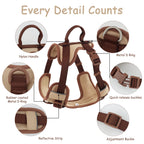 No-Pull Dog Harness with Reflective Strip