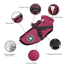 Padded Dog Jacket with Built-In Harness