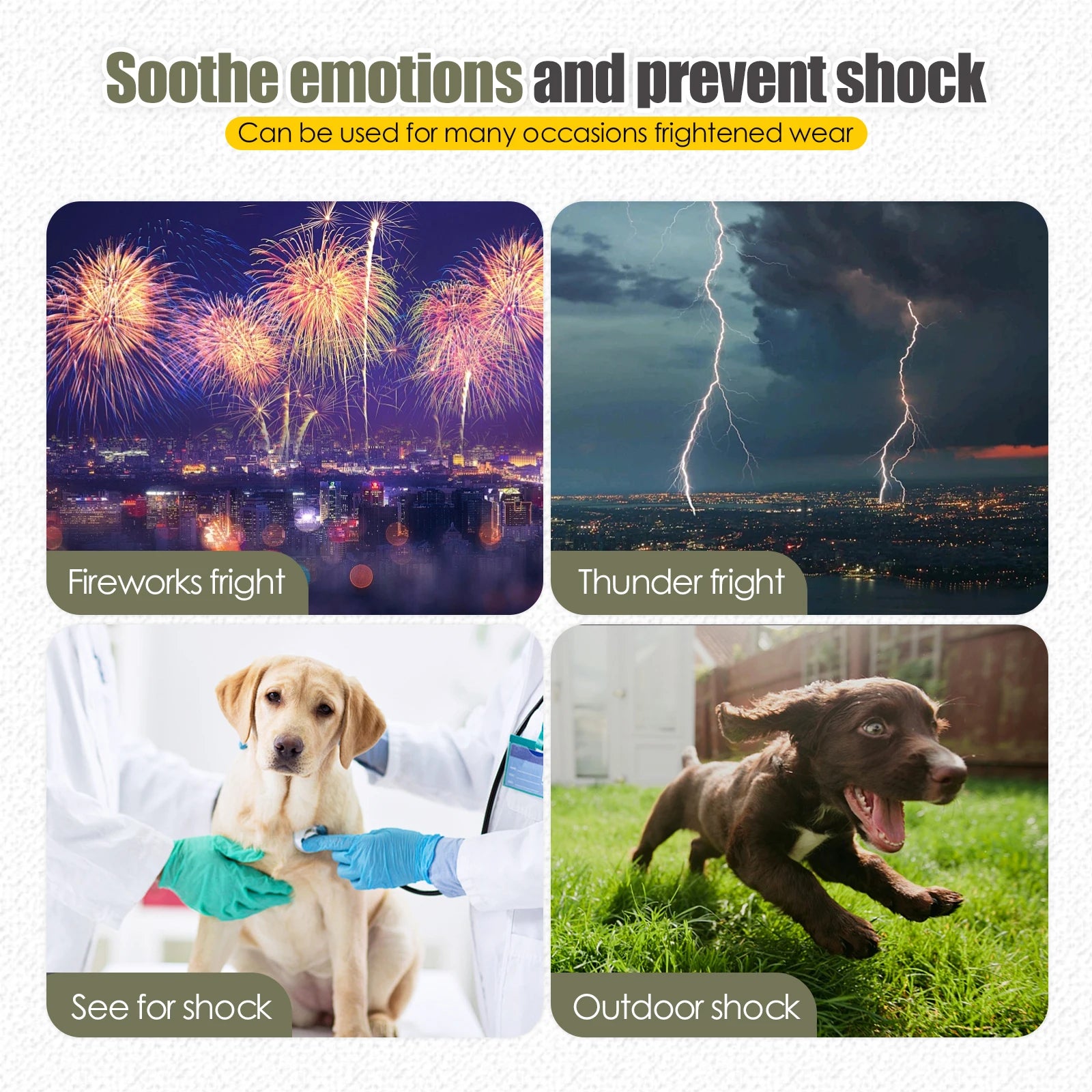 Dog Anxiety Vest with Hood