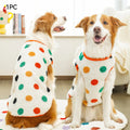 Fleece Dog Jacket with Leash Ring
