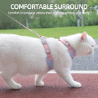 Soft Cat Harness and Lead Set