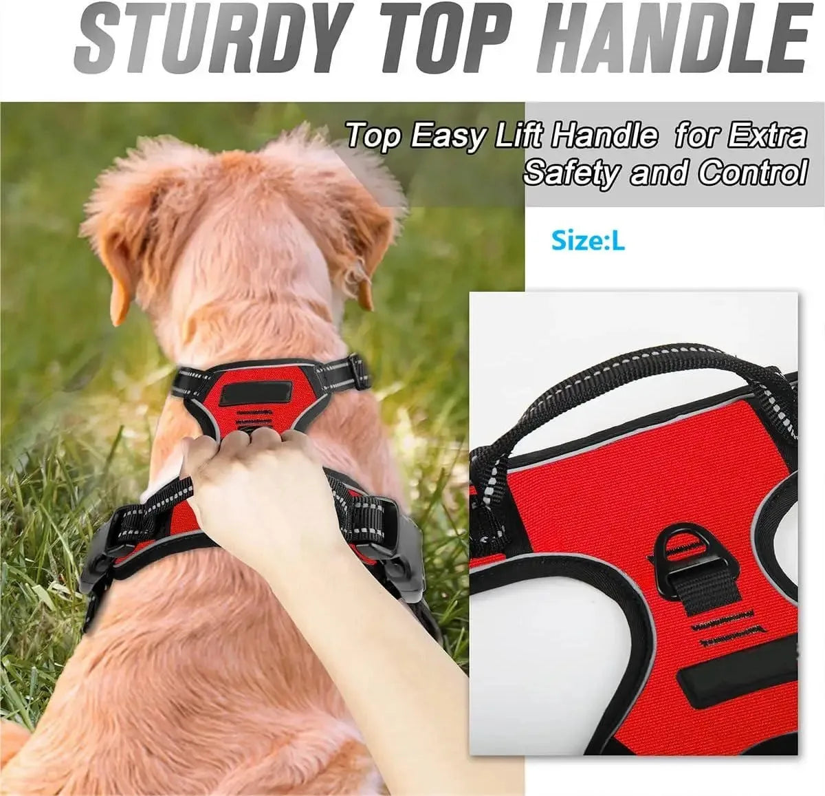 No-Pull Dog Harness with Handle