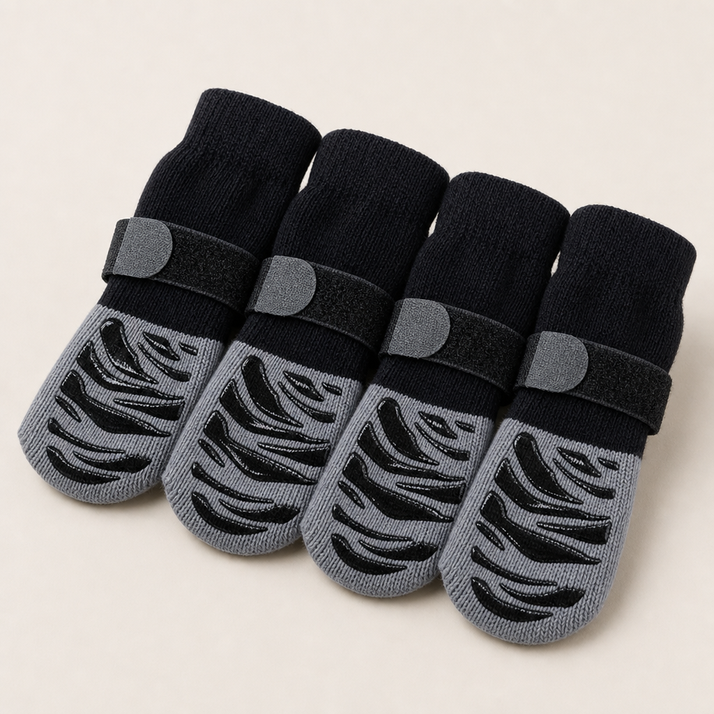 Anti-Slip Dog Socks (4 Pack)