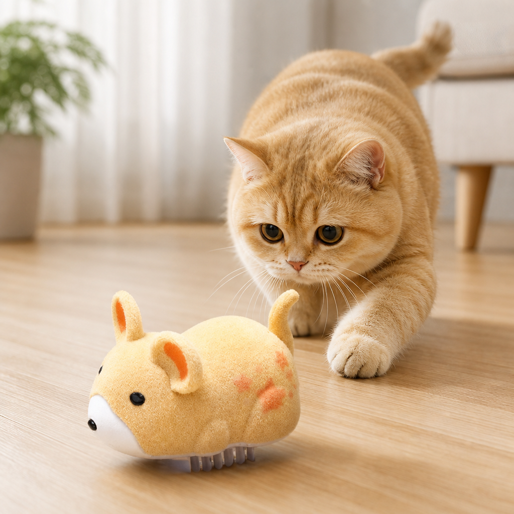 Self-Moving Cat Mouse Toy