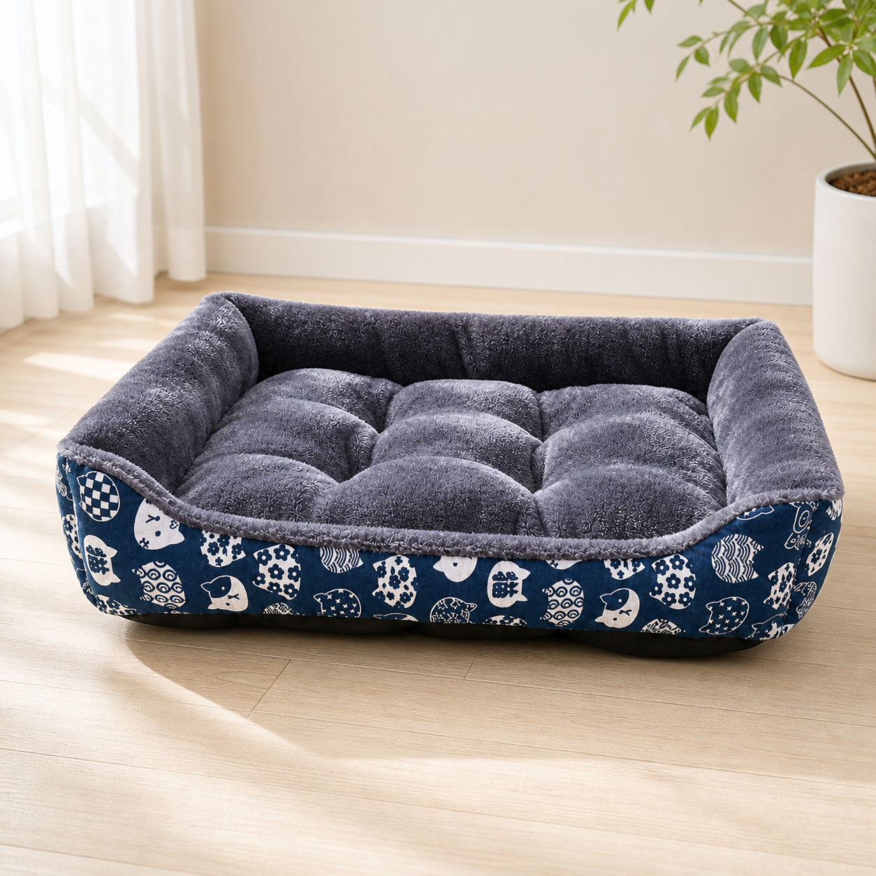 Plush Pet Sofa Bed (Medium and Large Dogs)