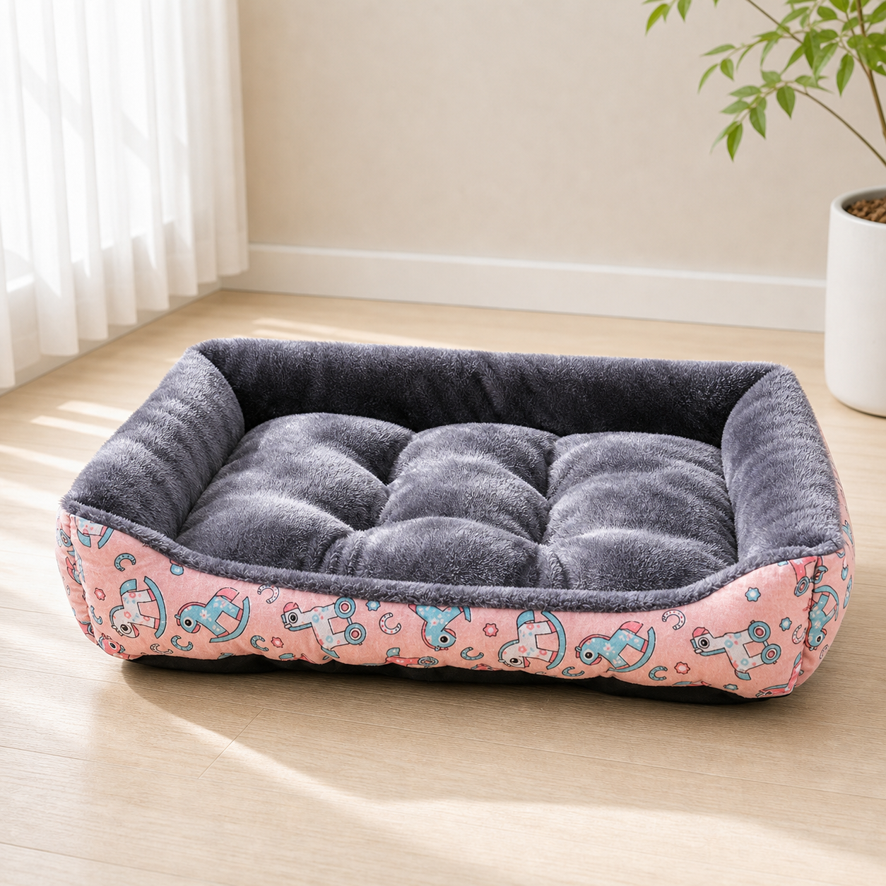 Plush Pet Sofa Bed (Medium and Large Dogs)