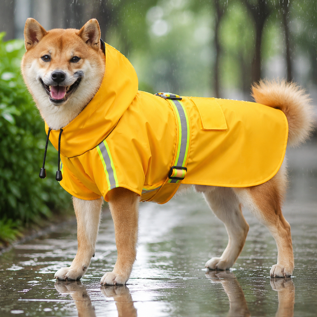 Waterproof Dog Raincoat with Hood